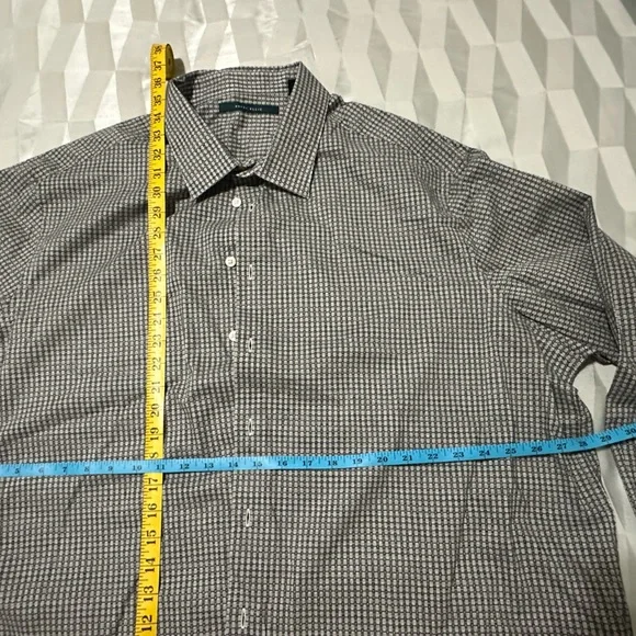 Perry Ellis 2xl Gray, Black and White long sleeve shirts - Picture 3 of 4